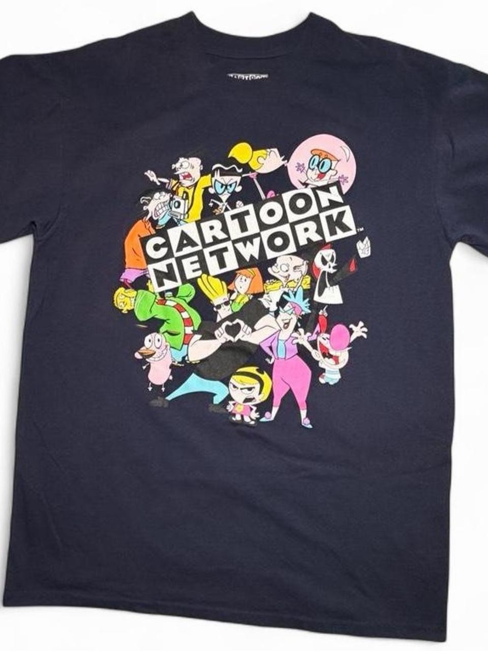 Cartoon Network Navy Blue Logo Interior Print Tee